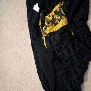 Versace men’s robe black